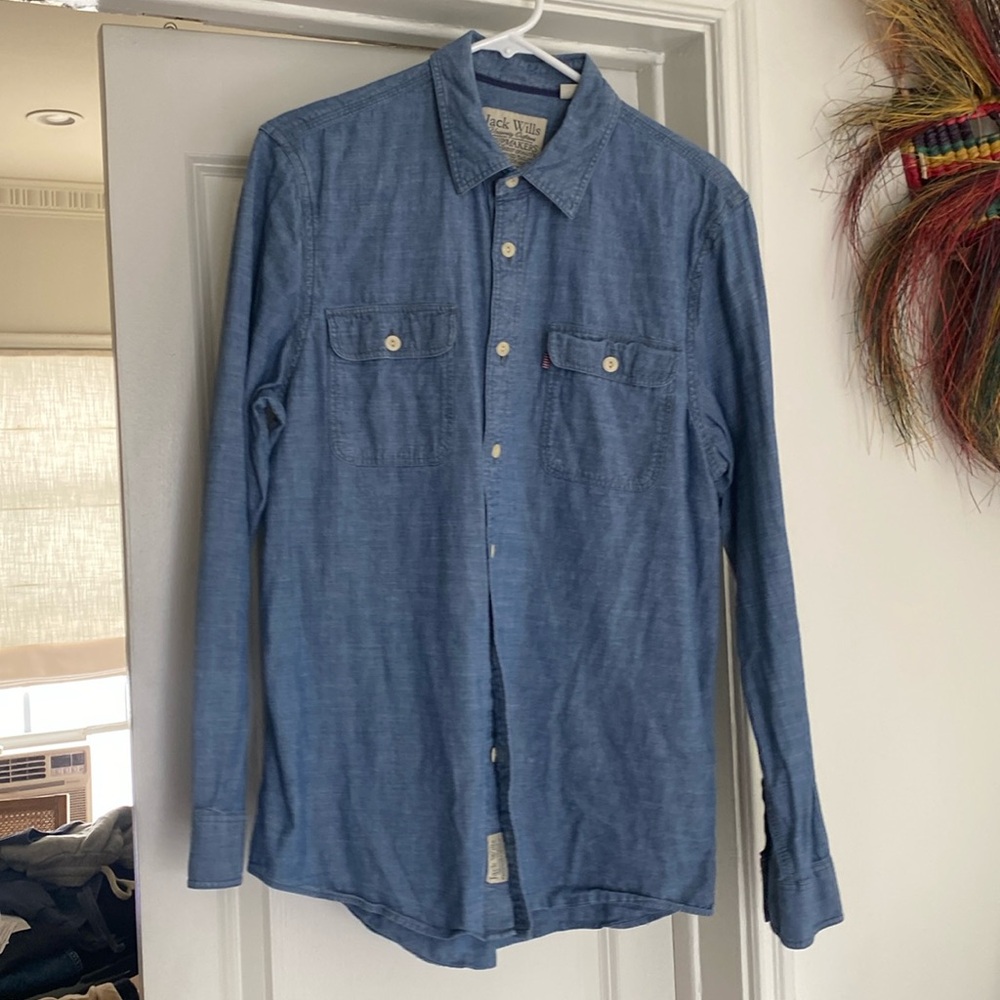 Jack Wills Chambray Button Up Shirt